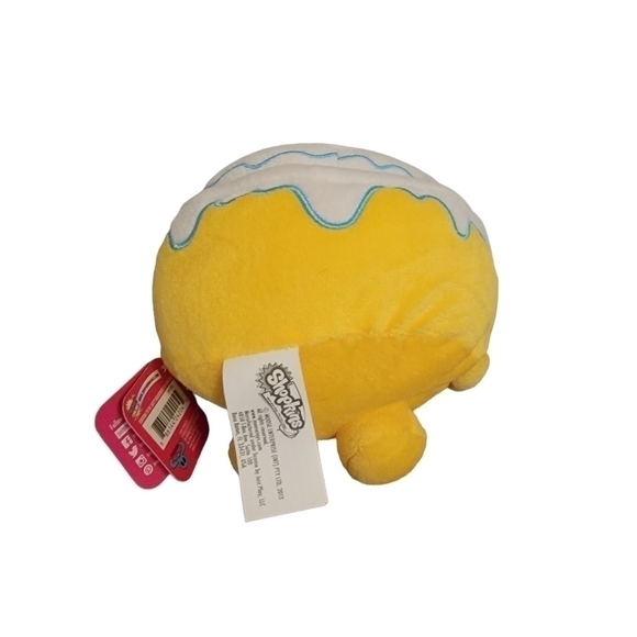 NWT SHOPKINS 5" Yellow Cinnamon Bun Cindy Bon Bean Bottom Plush T32 - Picture 4 of 4
